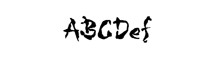 WILD3 Infected Hurt Normal  Free Fonts Download