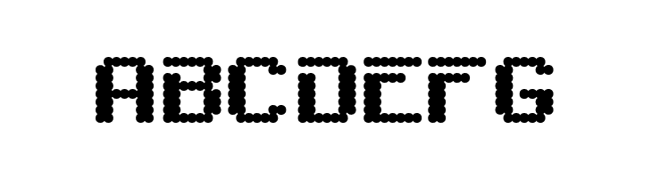 SixEightZeroNineChargen-Regular  Free Fonts Download