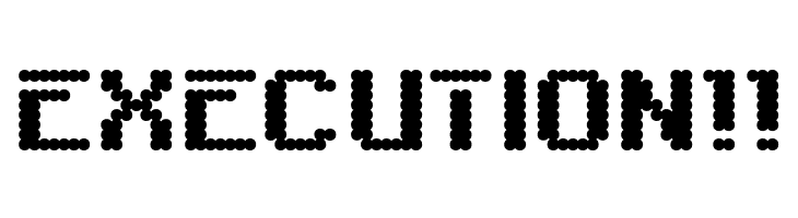 SixEightZeroNineChargen-Regular  Free Fonts Download