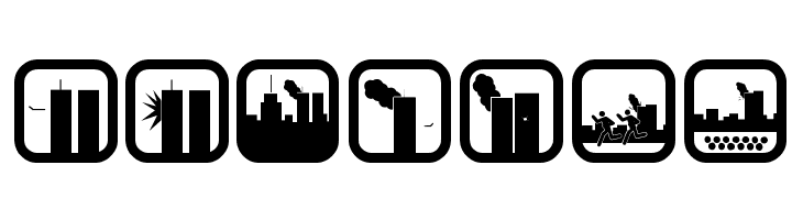 SEPTEMBER 11 ICON  Free Fonts Download