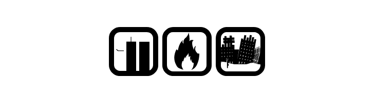 SEPTEMBER 11 ICON  Free Fonts Download