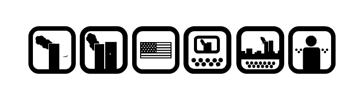 SEPTEMBER 11 ICON  Free Fonts Download