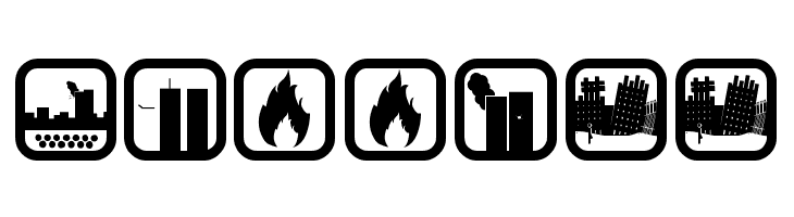 SEPTEMBER 11 ICON  Free Fonts Download