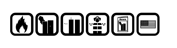 SEPTEMBER 11 ICON  Free Fonts Download