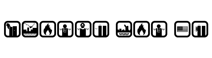 SEPTEMBER 11 ICON  Free Fonts Download