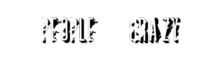 AZ  crushed  Free Fonts Download