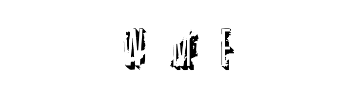 AZ  crushed  Free Fonts Download