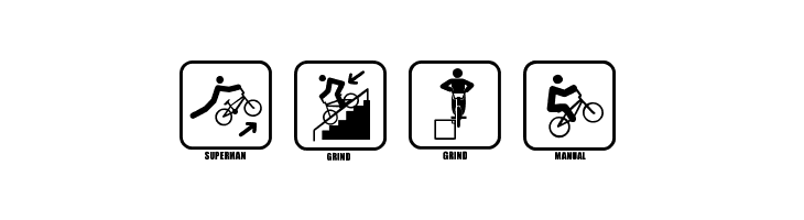 ICONO BMX  Free Fonts Download