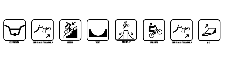 ICONO BMX  Free Fonts Download