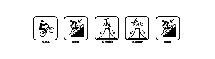 ICONO BMX  Free Fonts Download