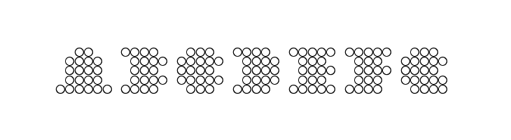 Bar dot Regular  Free Fonts Download