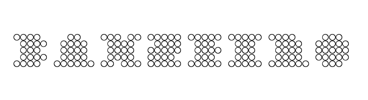 Bar dot Regular  Free Fonts Download