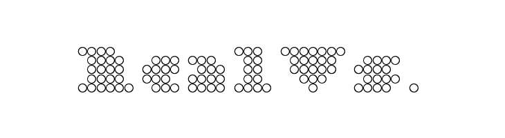 Bar dot Regular  Free Fonts Download