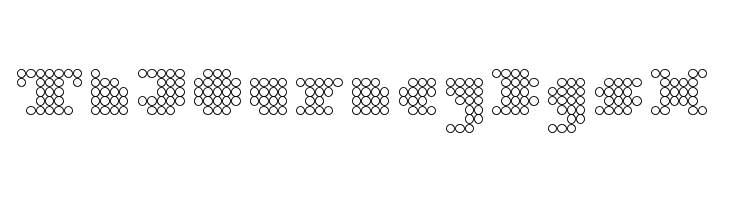 Bar dot Regular  Free Fonts Download