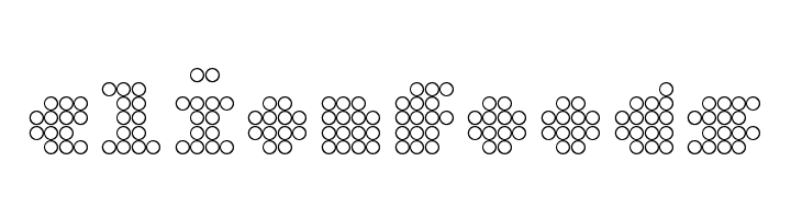 Bar dot Regular  Free Fonts Download