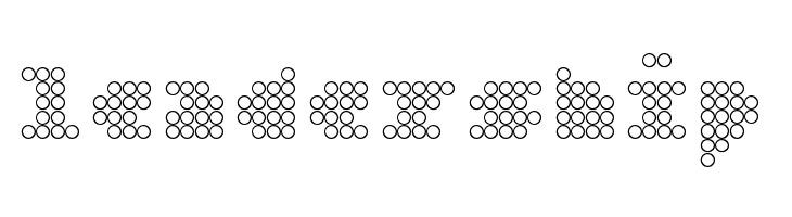 Bar dot Regular  Free Fonts Download