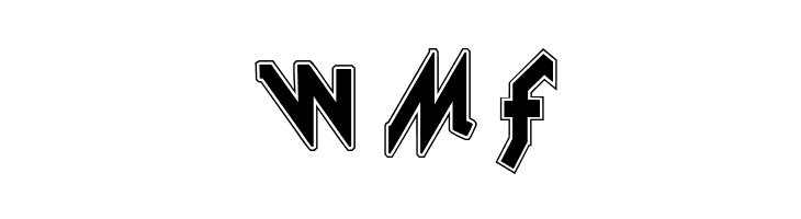 vtks Rude Metal shadow  Free Fonts Download