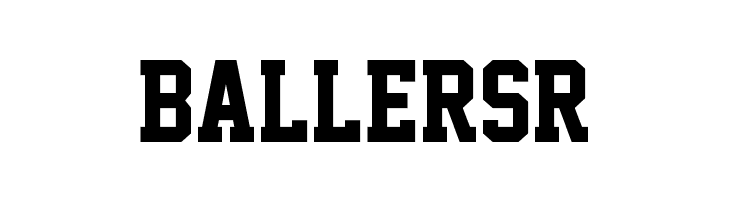 BALLERSR Superstar M54 Font