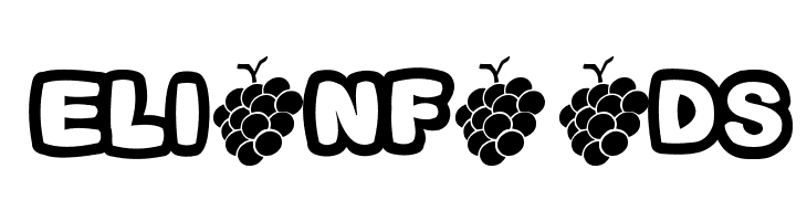 Fonts Bomb I love grapes  Free Fonts Download
