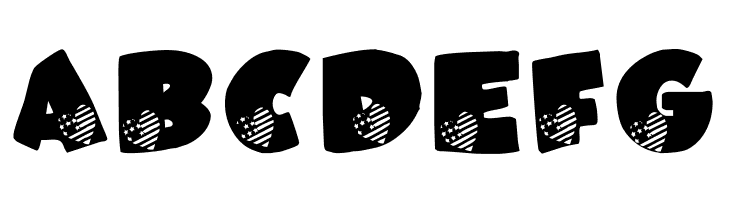 LCR America's Heart LSF  Free Fonts Download
