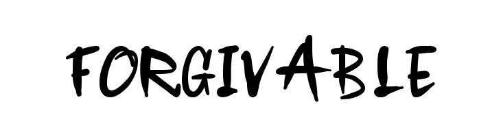 FORGIVABLE Rodi de Asis Font