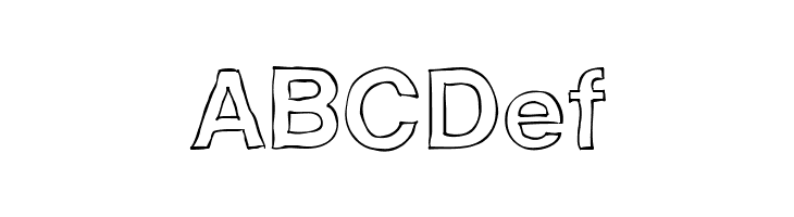 Helvetidoodle Outlines by Ed T  Free Fonts Download