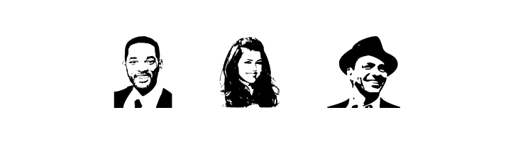 Celeb Faces  Free Fonts Download