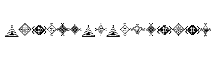 Amazigh Motifs  Free Fonts Download
