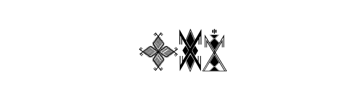Amazigh Motifs  Free Fonts Download