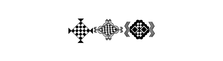 Amazigh Motifs  Free Fonts Download