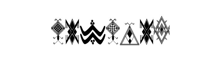 Amazigh Motifs  Free Fonts Download