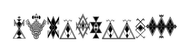 Amazigh Motifs  Free Fonts Download