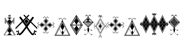 Amazigh Motifs  Free Fonts Download
