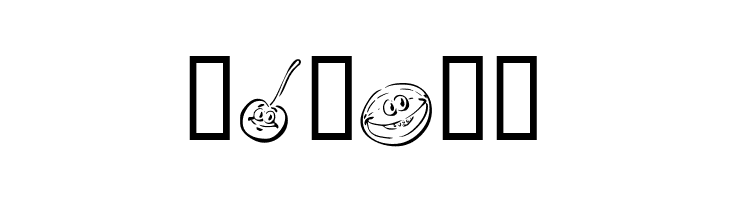 KR Happy Fruit  Free Fonts Download