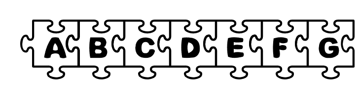 Fonts Bomb JiGSAW  Free Fonts Download