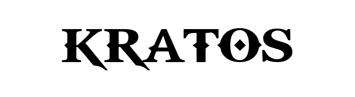 KRATOS GodOfWar Font