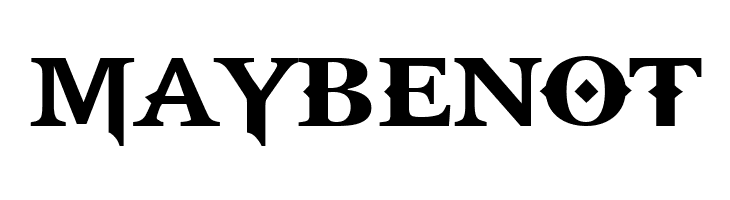 MAYBENOT GodOfWar Font