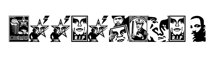 ObeyPotpourri  Free Fonts Download