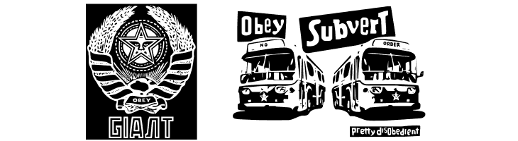 ObeyPotpourri  Free Fonts Download
