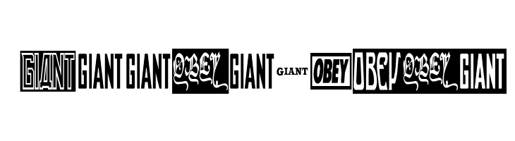 ObeyGiantPosterCondensed  Free Fonts Download