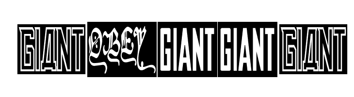 ObeyGiantPosterCondensed  Free Fonts Download