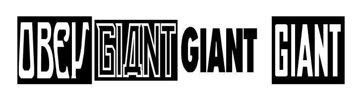 ObeyGiantPosterCondensed  Free Fonts Download