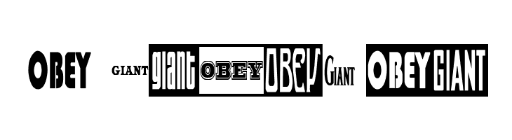 ObeyGiantPosterCondensed  Free Fonts Download