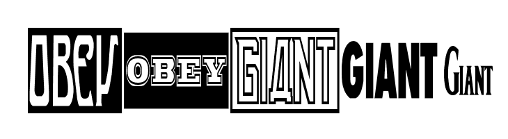 ObeyGiantPosterCondensed  Free Fonts Download