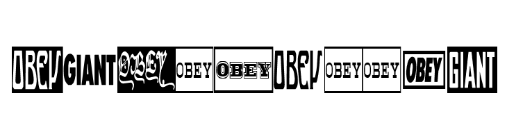 ObeyGiantPosterCondensed  Free Fonts Download