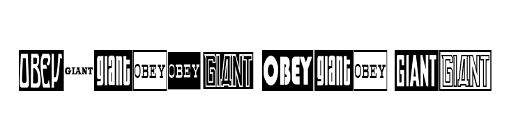 ObeyGiantPosterCondensed  Free Fonts Download
