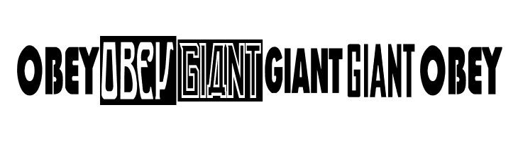 ObeyGiantPosterCondensed  Free Fonts Download