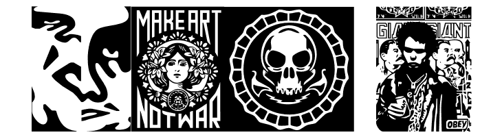 ObeyFaves  Free Fonts Download