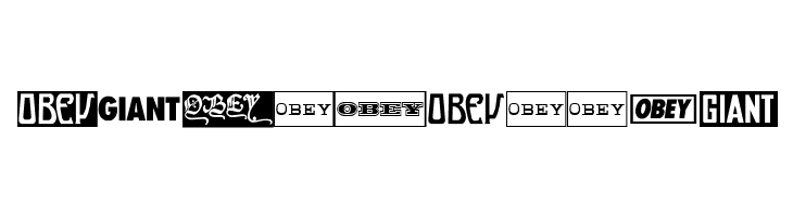 ObeyGiantPoster  Free Fonts Download
