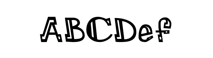 LEADvilleASTROnaut Inline  Free Fonts Download